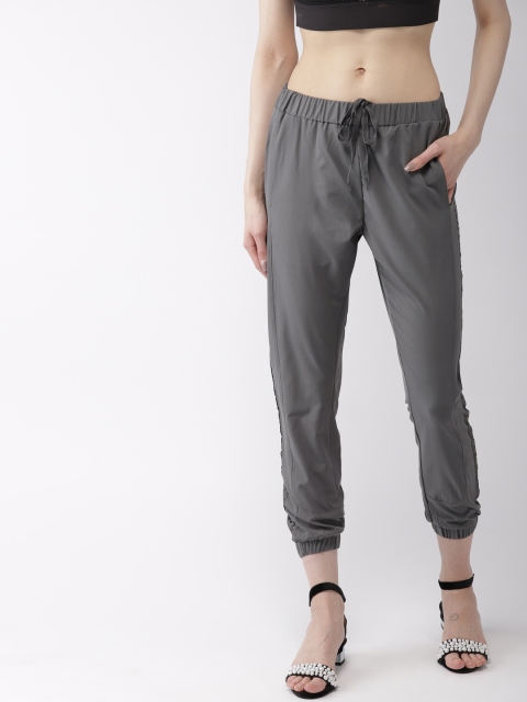 

Mast & Harbour Women Grey Regular Fit Solid Joggers