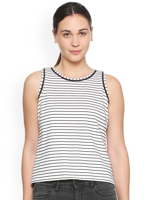 

Van Heusen Woman Women White Striped Top