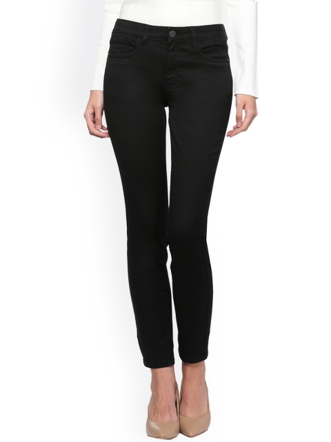

Van Heusen Woman Women Black Slim Fit Mid-Rise Clean Look Jeans