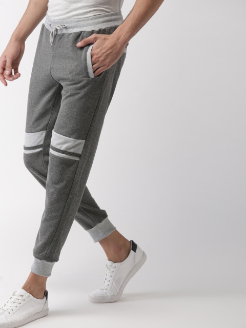 

Mast & Harbour Men Grey Slim Fit Solid Joggers