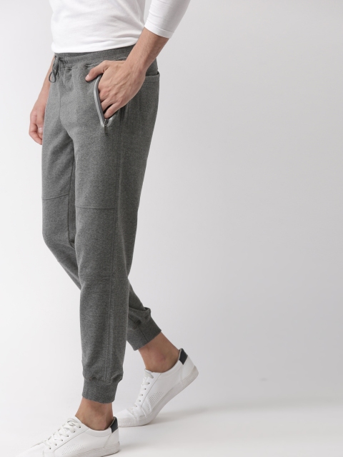 

Mast & Harbour Men Charcoal Grey Joggers