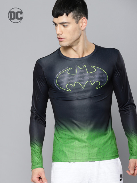 

Justice League Men Black Printed Round Neck T-shirt