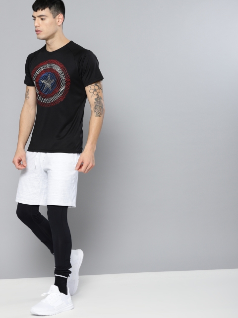 

Kook N Keech Marvel Men Black Printed Round Neck T-shirt