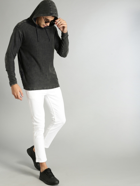 

Roadster Men Blue Solid Pullover