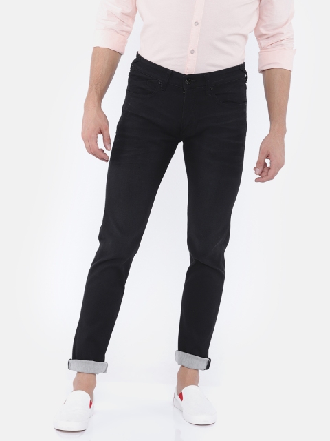 

Pepe Jeans Men Black Slim Fit Low-Rise Clean Look Stretchable Jeans