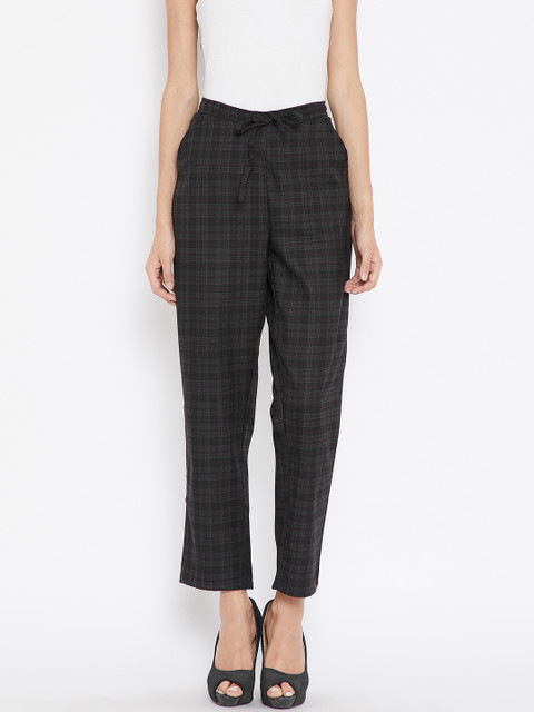

Biba Women Assorted Checked Trousers