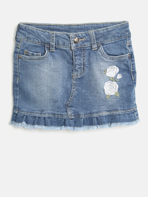 

OVS Girls Blue Washed Denim Skirt