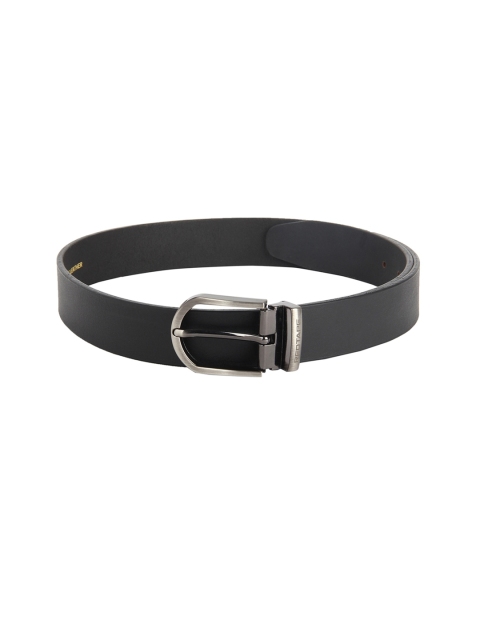 

Red Tape Men Black Solid Belt