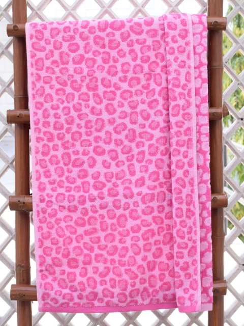 

Avira Home Pink Animal Printed 450 GSM Cotton Bath Towel