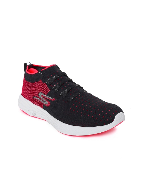 

Skechers Women Black Go Run 6 Running Shoes