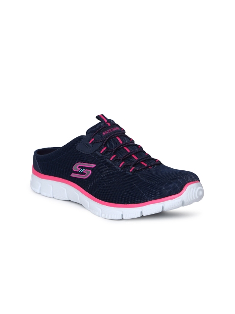 

Skechers Women Navy Blue Slip-On Sneakers