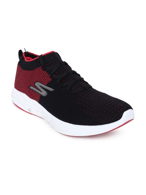 

Skechers Men Black Go Run 6 Running Shoes