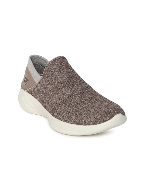 

Skechers Women Taupe You Slip-On Sneakers