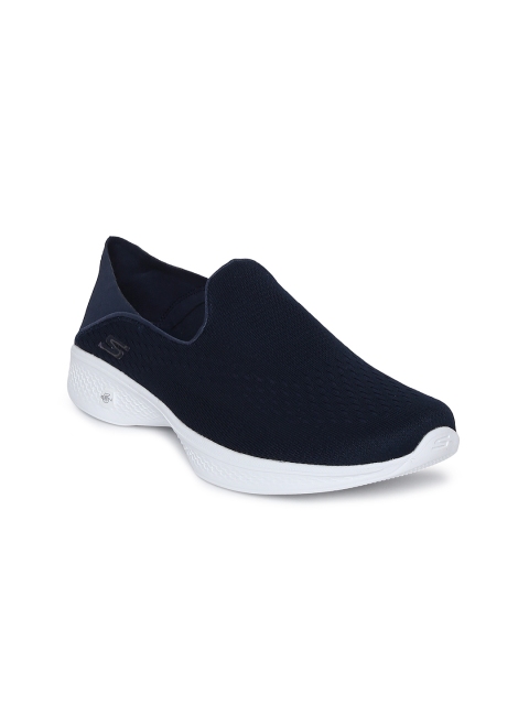 

Skechers Women Navy GO WALK 4- CONVERTIBLE Slip-On Walking Shoes, Navy blue
