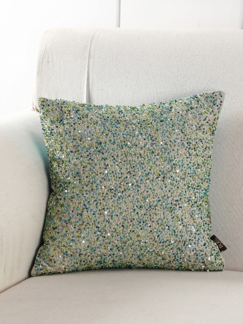 

Pure Home and Living Blue Single Solid Square Cushion Cover