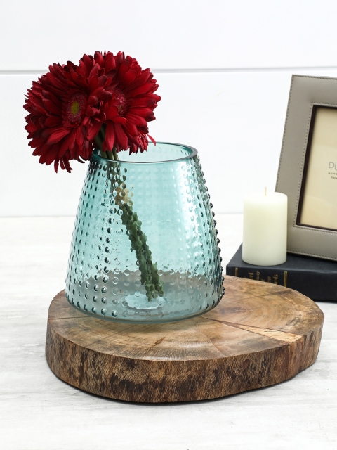 

Pure Home and Living Blue Glass Vase