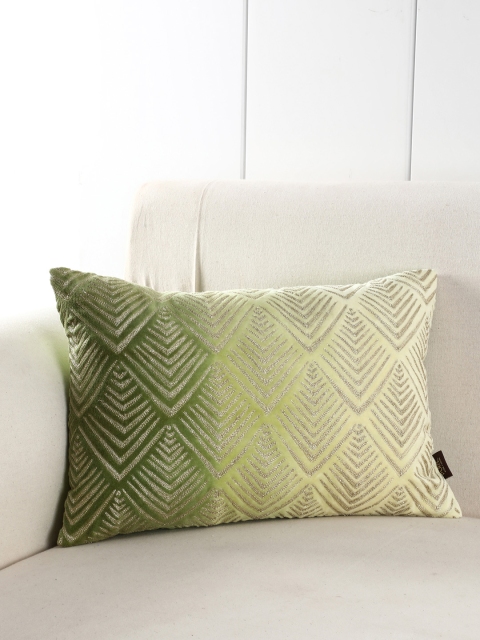 

Pure Home and Living Green Single Geometric Rectangle Cushion Cover