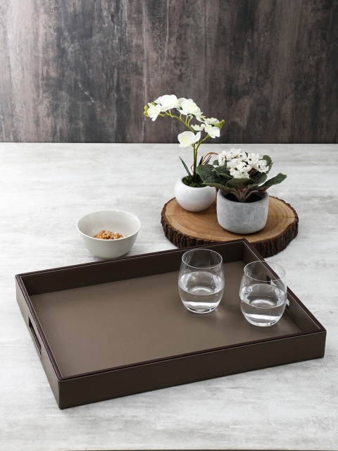 

Pure Home and Living Brown Tray