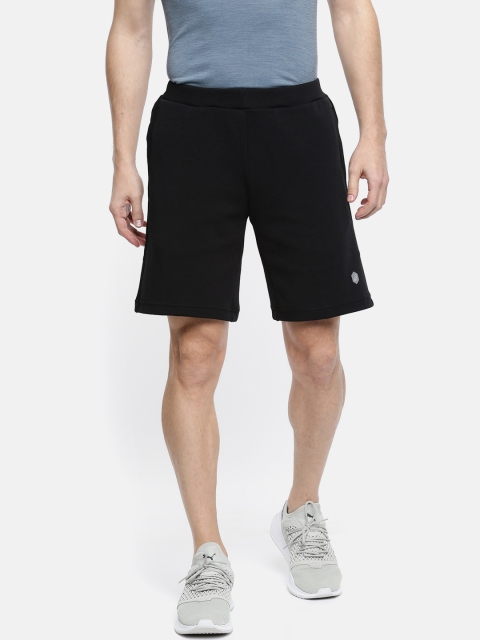 

ASICS Men Black Solid Regular Fit Sports Shorts