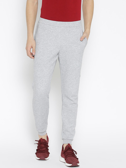 

ASICS Men Grey Melange Solid Sweat Joggers