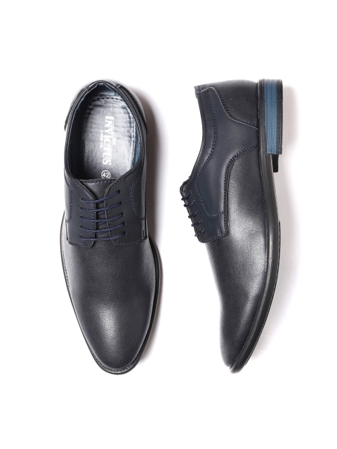 

INVICTUS Men Navy Blue Formal Derbys