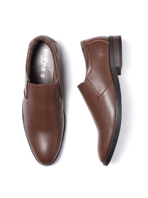 

INVICTUS Men Brown Semiformal Slip-Ons