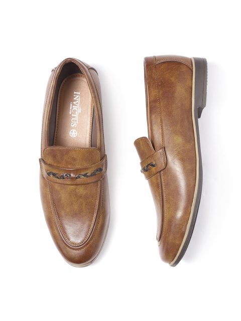 

INVICTUS Men Brown Semiformal Slip-Ons