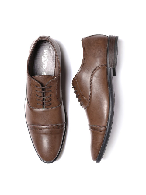 

INVICTUS Men Brown Formal Oxfords