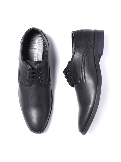 

INVICTUS Men Black Formal Derbys