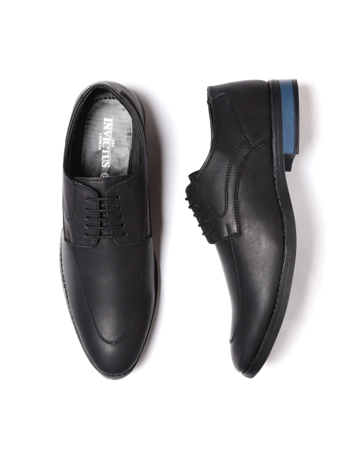 

INVICTUS Men Black Formal Derbys