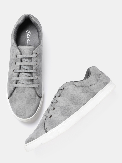 

Mast & Harbour Men Grey Sneakers