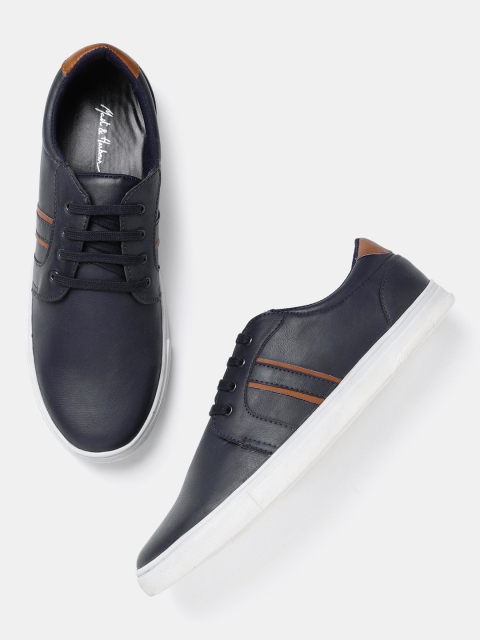 

Mast & Harbour Men Navy Blue Sneakers