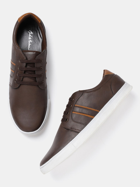 

Mast & Harbour Men Coffee Brown Sneakers