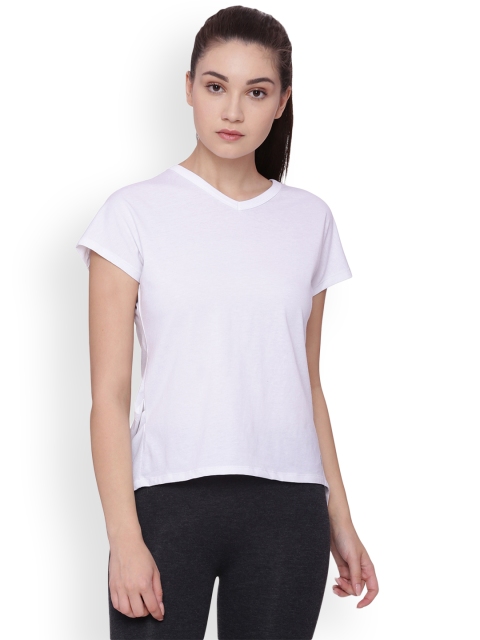 

Soul Space Women White Solid Styled Back Top