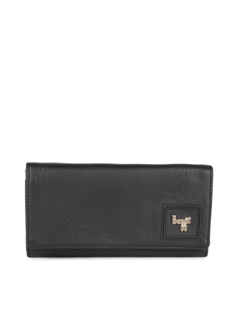 

Baggit Women Black Solid Two Fold Wallet