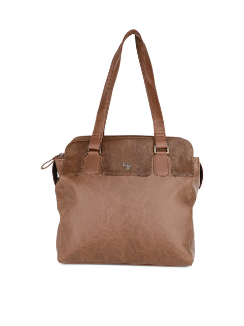 

Baggit Brown Textured Shoulder Bag