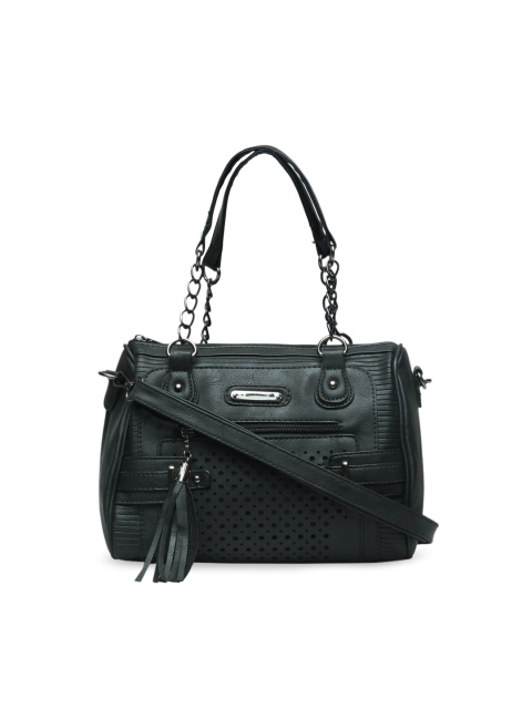 

Harp Black Textured Shoulder Bag