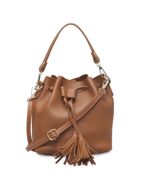 

Harp Brown Solid Handheld Bag