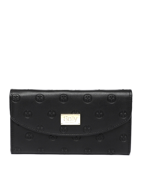 

Allen Solly Women Black Solid Two Fold Wallet