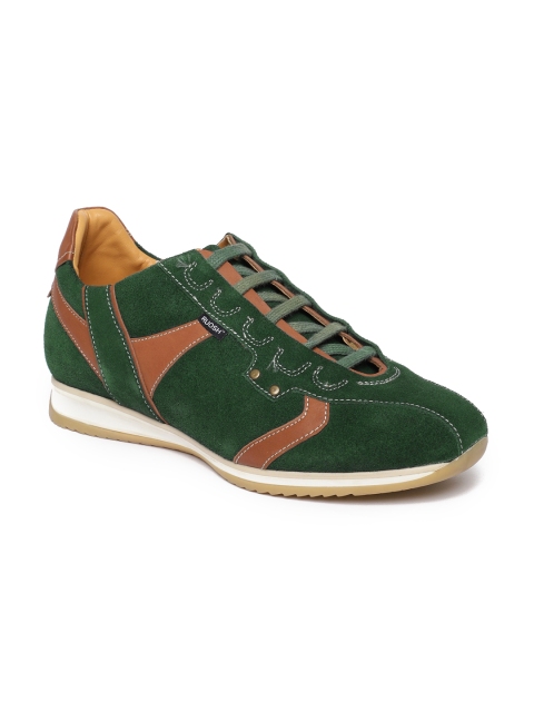 

Ruosh Men Smart Casual Green Kemp Sneakers