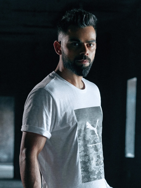 

one8 x PUMA Men White Printed Round Neck T-shirt