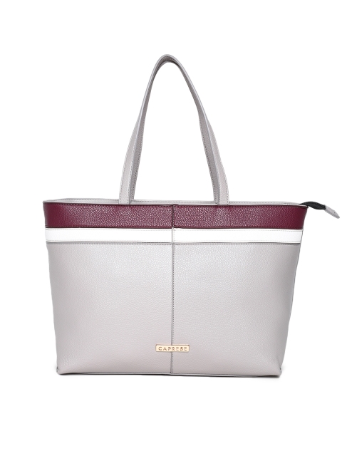 

Caprese Grey & White Striped Shoulder Bag