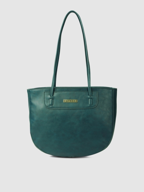 

Caprese Green Solid Shoulder Bag