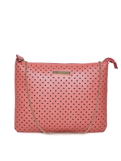 

Caprese Red Solid Sling Bag