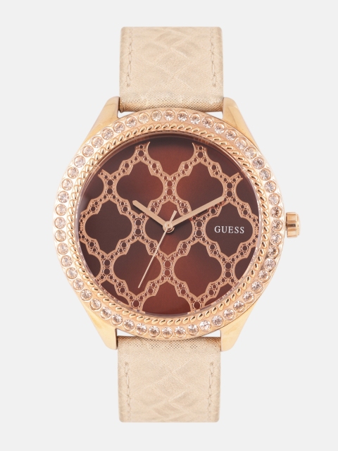 

GUESS Women Brown Analogue Watch W0579L2