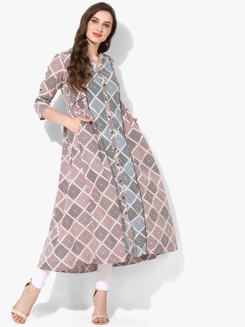 

Sangria Women Multicoloured Printed Anarkali Kurta, Multi