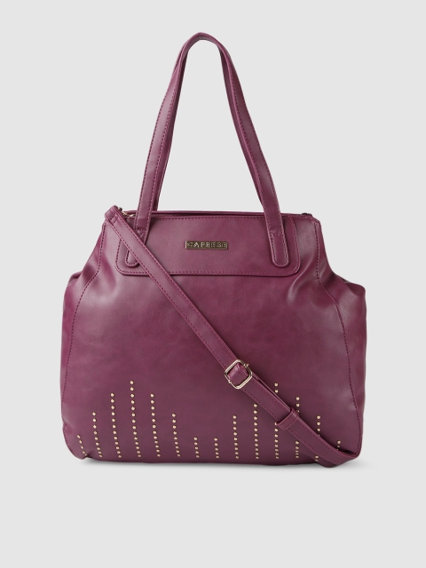

Caprese Burgundy Solid Shoulder Bag