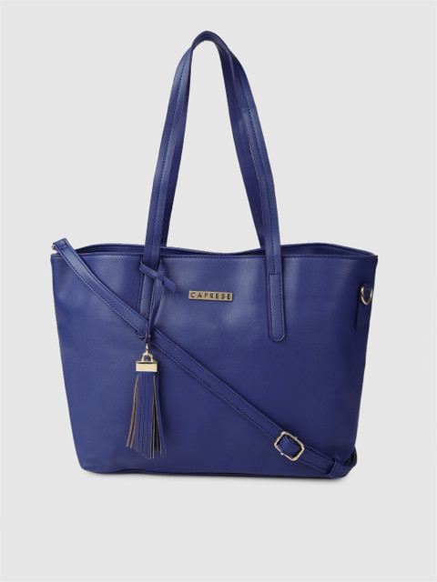 

Caprese Blue Solid Shoulder Bag