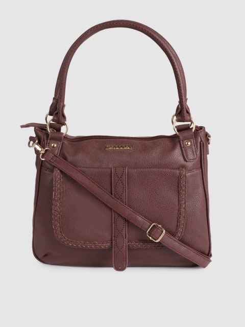 

Caprese Burgundy Solid MAURINE Handheld Bag