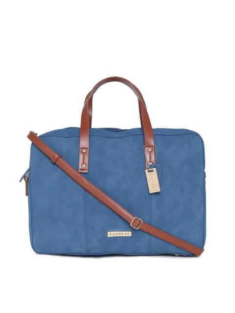 

Caprese Blue Solid Handheld Bag